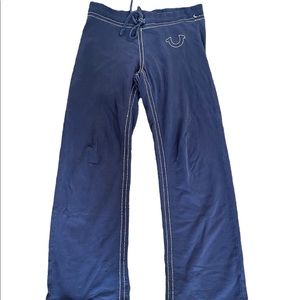 TRUE RELIGION Navy blue flare sweatpants